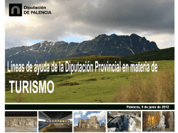 Diapositiva 1 - Patronato Provincial de Turismo de Palencia
