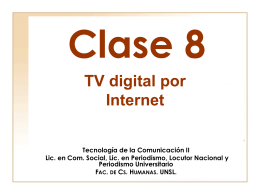 clase 8 - Página de Tecnología de la Comunicación