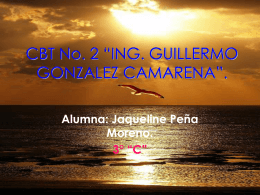 CBT No. 2 “ING. GUILLERMO GONZALEZ CAMARENA”.