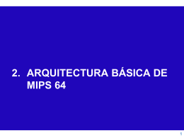 arquitectura básica de mips 64