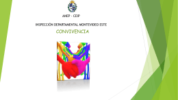 CONVIVENCIA ARMÓNICA - Inspectores Montevideo Este