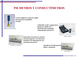 PH-metro y conductimetros