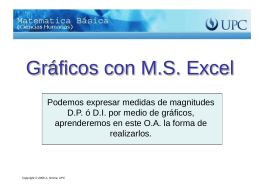 Gráficos con M.S. Excel