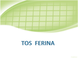 Tos ferina - EXTRANET - Hospital Universitario Cruces