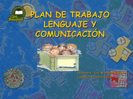 Plan Lenguaje 4 - Corporación Educacional Bautista
