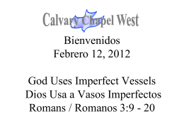 Romanos 3:9-12 - Calvary Chapel West