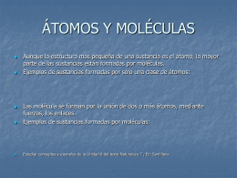 03.3 átomos y moleculas