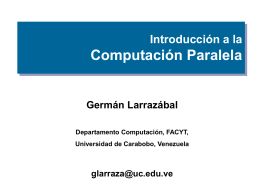 Paralelismo - Universidad de Carabobo