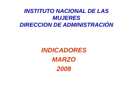 EVENTOS - Instituto Nacional de las Mujeres