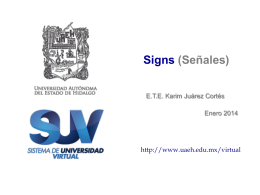 Signs - Universidad Autónoma del Estado de Hidalgo