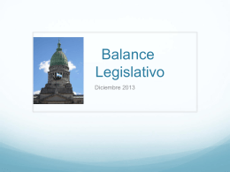 Síntesis legislativa - El sitio de Laura Montero