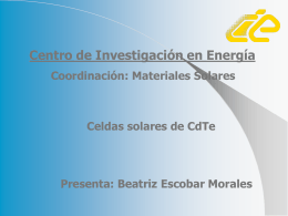 Poster CdTe-CdS1 - Proyecto de Energía Renovable