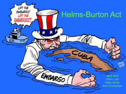 Helms-Burton Act