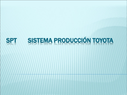 SPT Sistema Producción Toyota