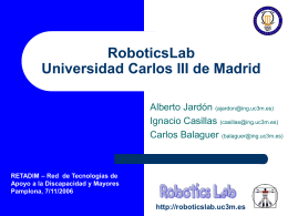 Retadim1 - Asociación de Robótica UC3M