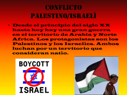 Conflicto Palestino/Israelì
