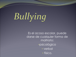 Bullying - Alfabetizacion-Digital-CSSM
