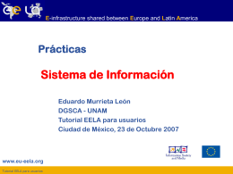 lcg-infosites - EELA Documents