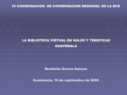 Presentation VHL Guatemala