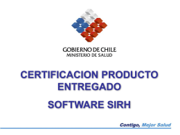 procedimiento certificacion producto entregado