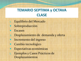 TEMARIO SEPTIMA y OCTAVA CLASE