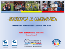 rendicion_de_cuentas_2013 - Beneficencia de Cundinamarca