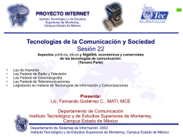 Sesión 22 - Fernando Gutiérrez :: Tecnología y Sociedad