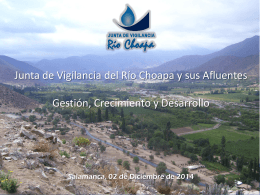Diapositiva 1 - Junta Vigilancia Río Choapa