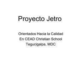 Proyecto Jetro - ProjectJethro