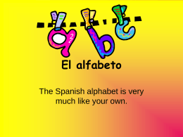 El alfabeto