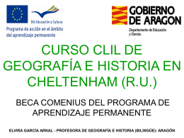 HISTORY & GEOGRAPHY CLIL COURSE IN CHELTENHAM (UK