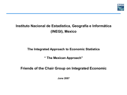 "The Mexican Approach", INEGI Mexico, 6