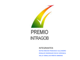 Modelo INTRAGOB 2da. parte
