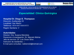Hospital Dr. Diego E. Thompson