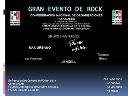 GRAN EVENTO DE ROCK