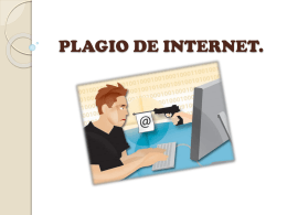 PLAGIO DE INTERNET.