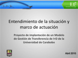 Diapositiva 1 - Universidad de Carabobo