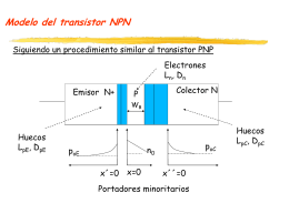 Modelo del transistor bipolar Transistor bipolar NPN