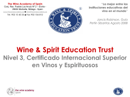 Cursos de la Wine and Spirit Education Trust en España