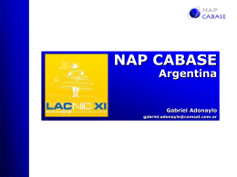 Presentación NAP Argentina