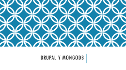 Drupal y mongoDB