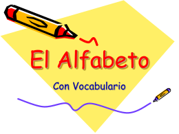 El Alfabeto - SchoolRack