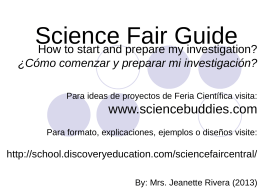 Science Fair Guide