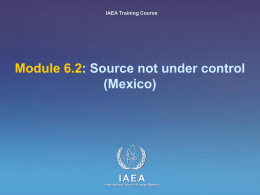 6.2 Source not under control - Mexico
