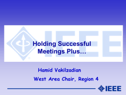 35_Holding_Successful_Meetings - CIS-IEEE