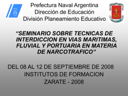 Prefectura Naval Argentina División Planeamiento
