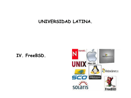 Free/BSD - Docencia FCA-UNAM
