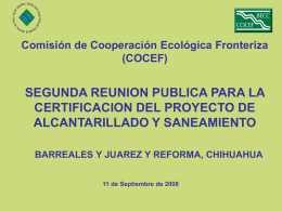 Comisión de Cooperación Ecológica Fronteriza (COCEF)