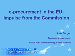 e-Procurement in the EU