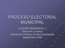 PROCESO ELECTORAL MUNICIPAL,Armando 2008